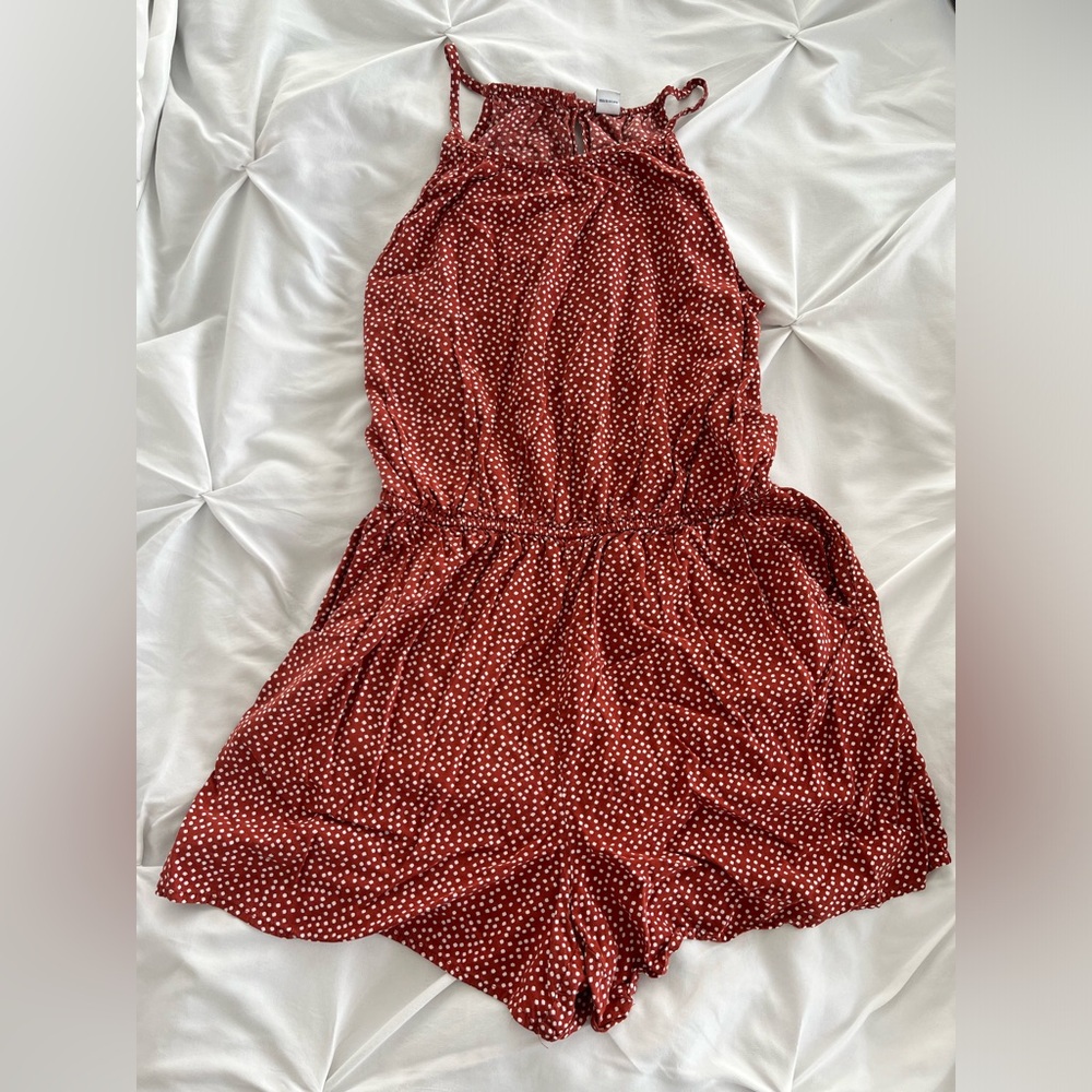 OLD NAVY polka dot romper